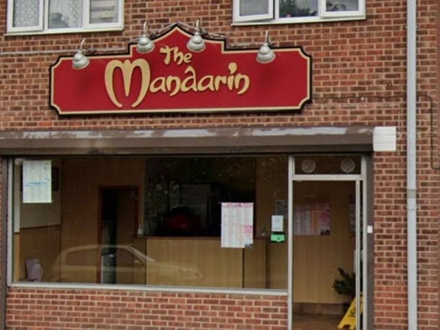 The Mandarin Cantonese Takeaway, on Barringer Road, Mansfield, was rated two out of five on February 20