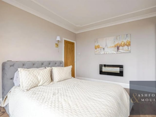One of the double bedrooms in the property.