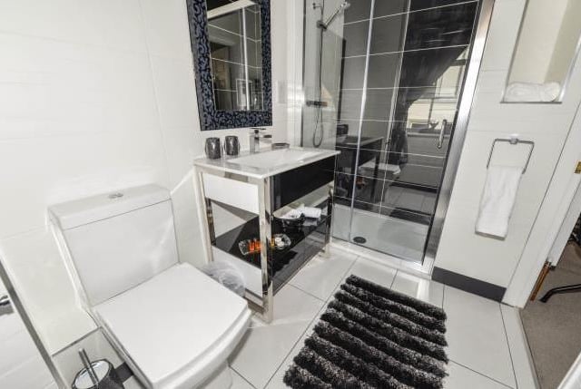 One of the ensuite bathrooms.