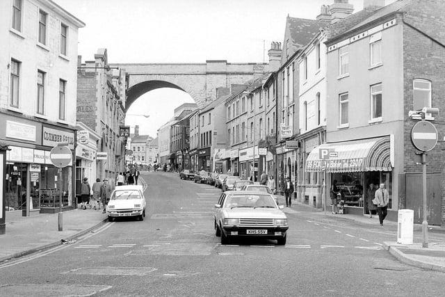 Church Street, Mansfield, in the eighties.