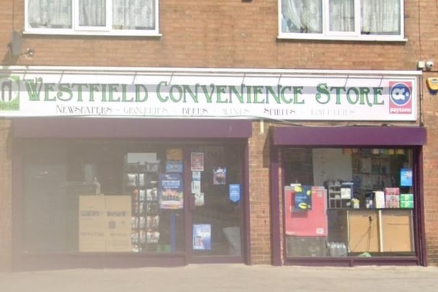 Westfield Convenience Store on Westfield Lane, Mansfield. Last inspected on March 13, 2023.