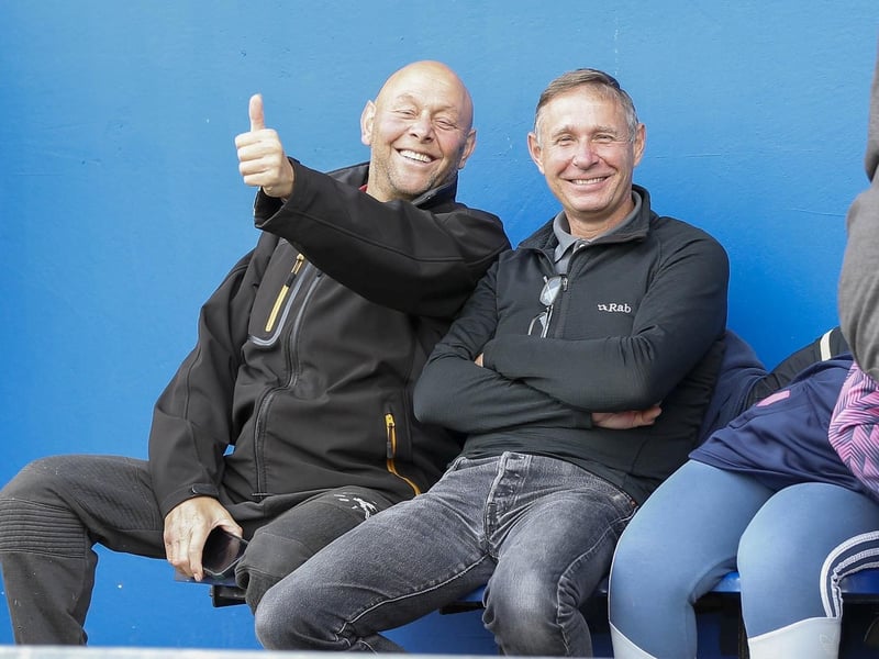 Mansfield Town fans ahead of the win over Barrow.