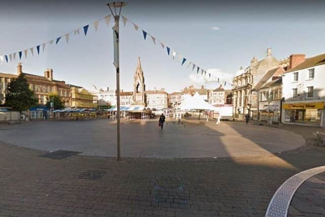 Mansfield Market Place.