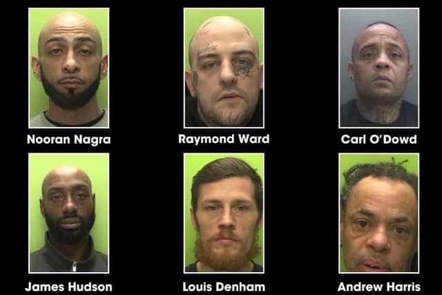 These are the faces of some of the burglars jailed in the last year after tormenting Nottingham homeowners.