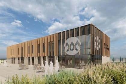 CGI of how new sixth form building at The Manor Academy, Mansfield, would look.