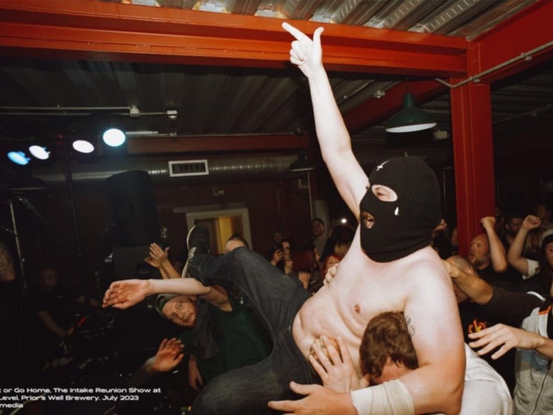 The space offers music fans an intimate experience with their favourite artists and bands. Fans enjoyed Go Fast or Go Home's set.