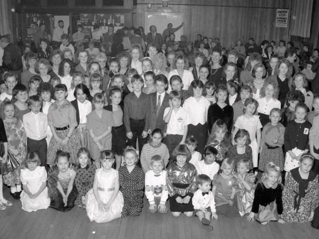 Presentation evening at the Richard Purdy School of Dance in Mansfield in 1990.
