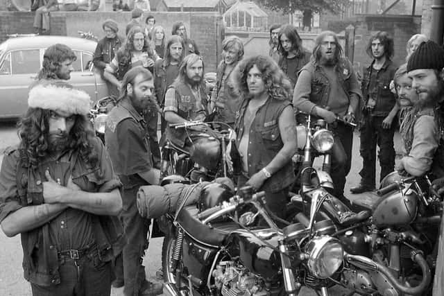 An interview with an angry group of Hell's Angels at a pub in Shirebrook was one of Graham's scariest assignments.