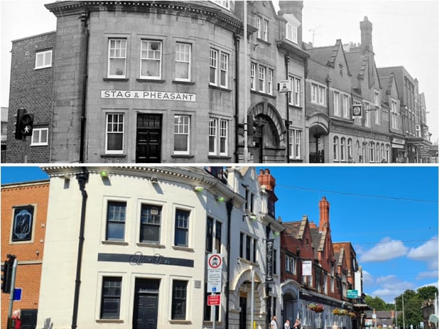 The original Stag & Pheasant has made way for the more modern After Dark late bar, but the rest of Leeming Street has remained the same in recent years, but with buildings changing hands over the years.