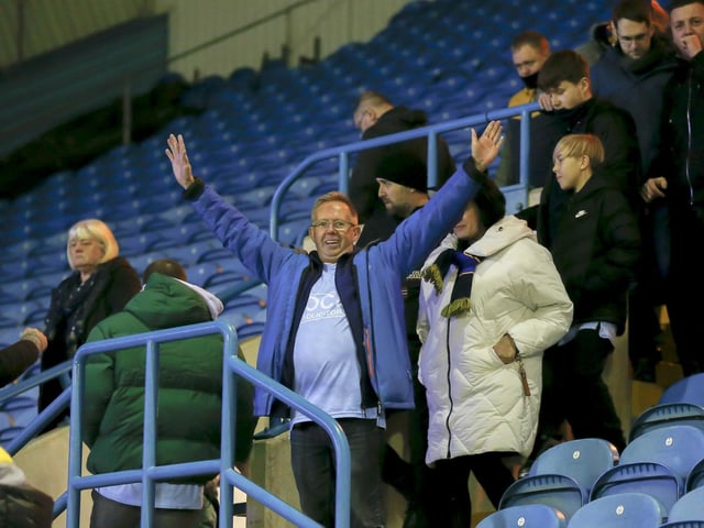 Mansfield Town fans ahead of the big win at Carlisle United.