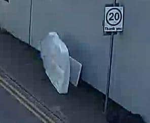 Two mattresses were left on the pavement on Broomhill Lane, Mansfield