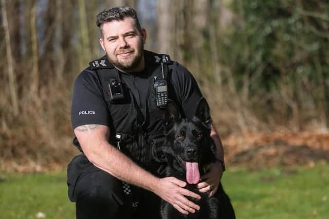 Sergeant Jay Lee has landed his 'dream job' in Nottinghamshire Police's dog unit.