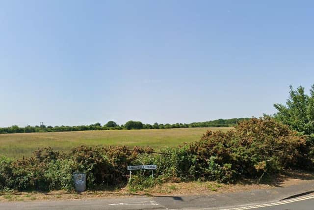 Plans for housing off Caulwell Road could now be moving forward. Photo: Google