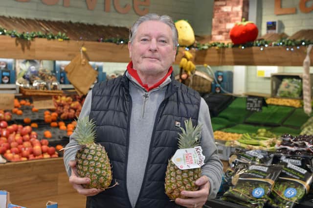 Stephen Larvin, who owns Larvin's Larder has been trading in the fruit and veg industry for over 50 years.