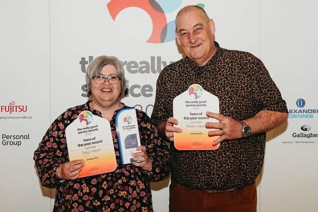 Trentbarton Heroes of the Year Tracy and Peter Hayes