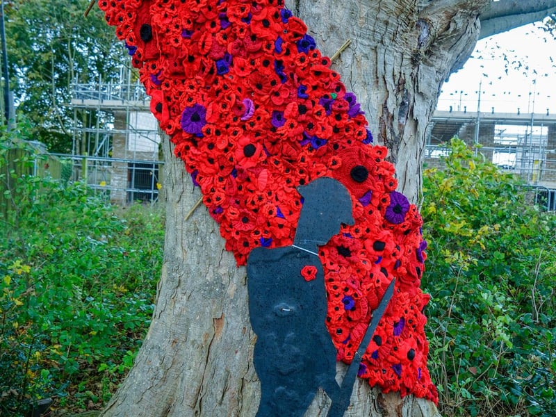 The remembrance display on the tree was very popular with residents last year, and has returned.