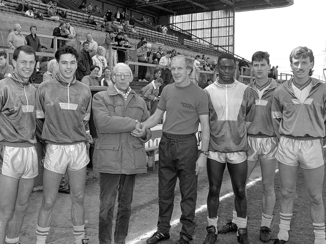 A long time Stags fan meets the players.