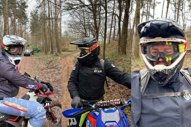 Police want to speak to these three people. Photo: Nottinghamshire Police