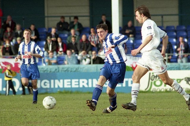 Tommy Miller on the ball in this scene from a home match with Swansea. Were you there?