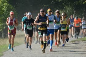 Runners take on Double or Quit, the challenging event put on by Ilkeston Running Club.