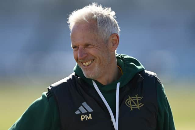 Peter Moores - extending his stay at Trent Bridge.