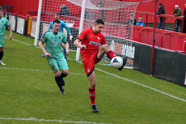 Alfreton's Danny Clarke. photo: Eric Gregory.