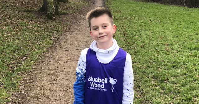 Lennon Scott celebrated his 10th birthday with a sponsored run in aid of Bluebell Wood Children's Hospice.