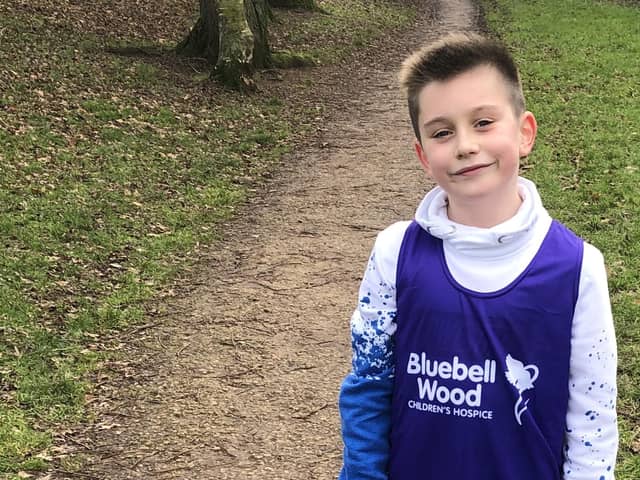 Lennon Scott celebrated his 10th birthday with a sponsored run in aid of Bluebell Wood Children's Hospice.