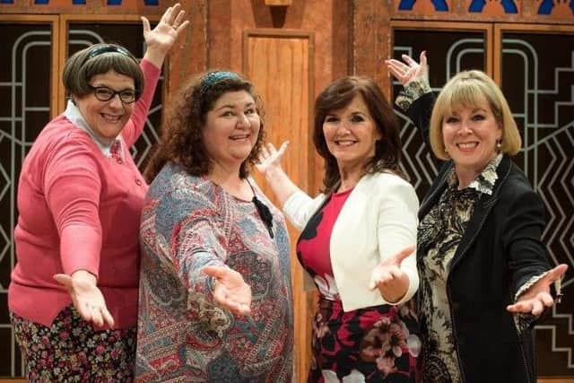 From left, Rebecca Wheatley, Cheryl Fergison, Maureen Nolan and Hilary ONeil in Menopause The Musical.