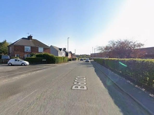 According to figures in June 2026, 9 crimes were reported on or near Low Moor Road, Kirkby. (Picture: Google Earth.)