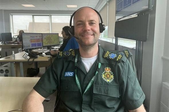 Tony Warsop has been working as a 999 call handler for six months