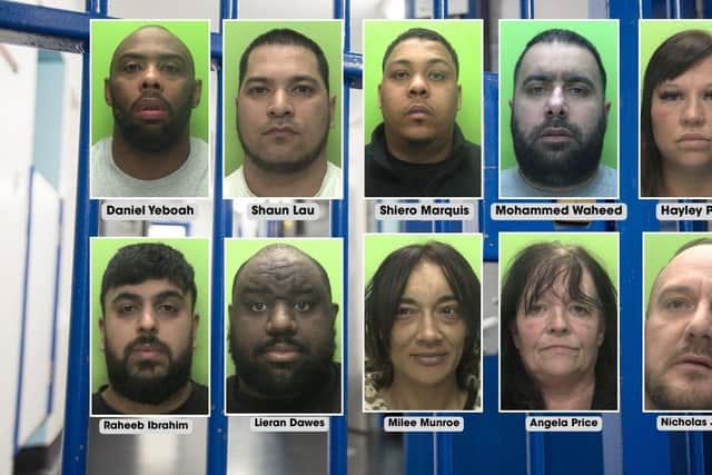 A gang responsible for peddling drugs including a ‘super heroin’ across the streets of Nottinghamshire have been jailed for almost 90 years