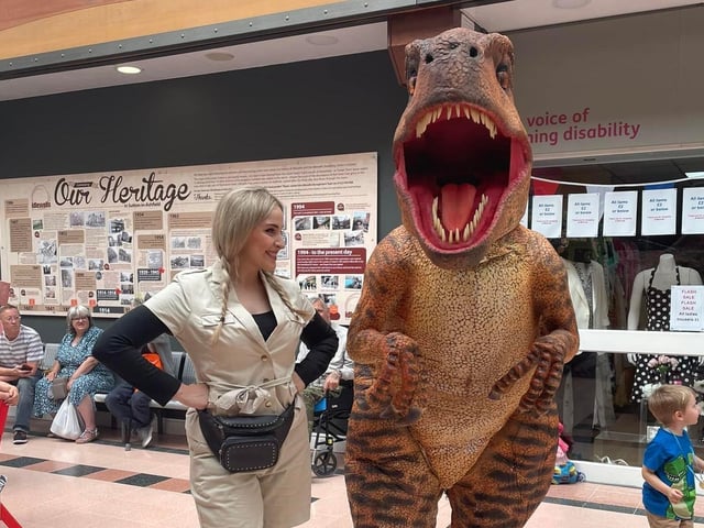 One of the visitors makes their presence felt.