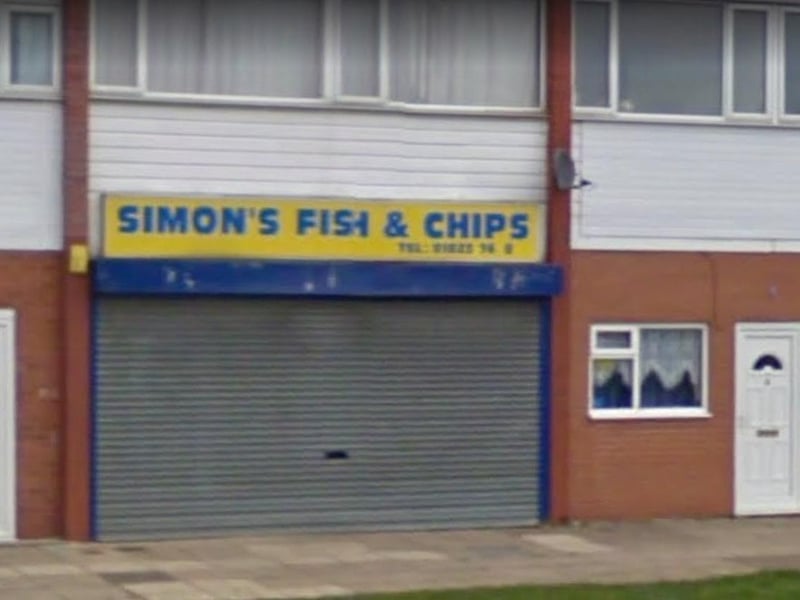 Simon's Fish And Chips on Hawthorne Avenue, Shirebrook. Last inspected on July 5, 2022.