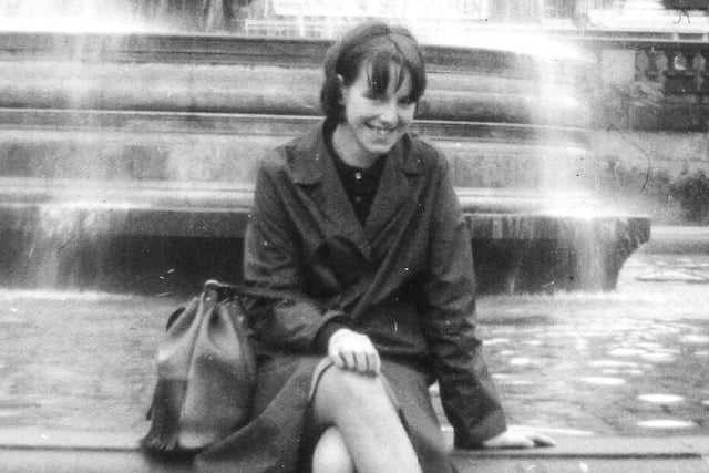 Linda on the RSG trip to London in 1965.