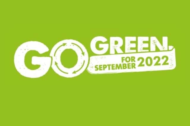 Take part in the One-Bag Challenge as part of Go Green for September