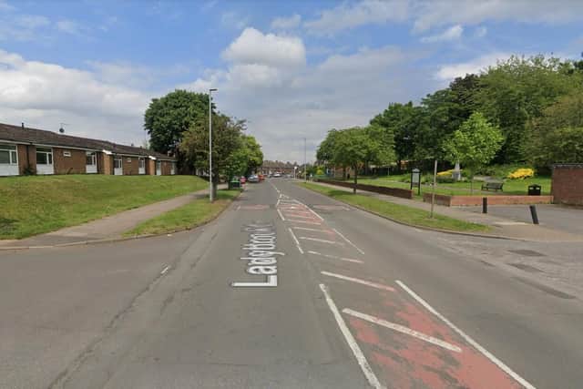 Ladybrook Lane, near the junction with Leverton Road.