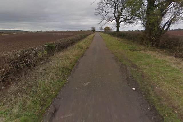 Penniment Lane in Mansfield, where the 11-acre site can be found. (PHOTO BY: Google Maps)