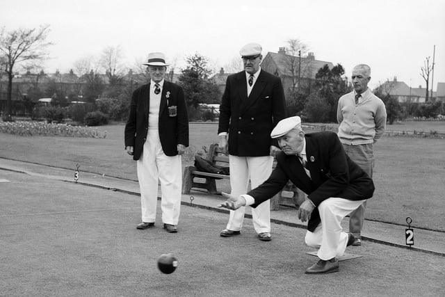 Mansfield Racecourse Bowling Club in 1963.