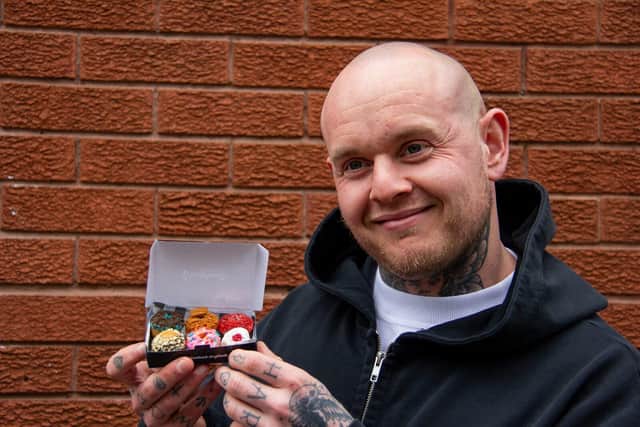 Wade Smith with the latest innovation from Doughnotts