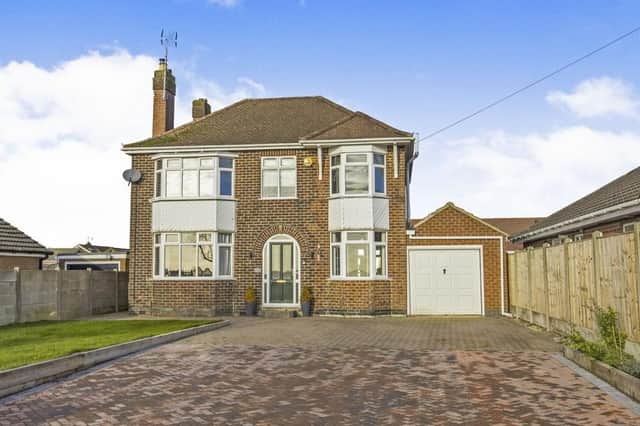 The huge drive that leads to this stunning five-bedroom property on Annesley Lane, Selston. Estate agents William H.Brown are inviting offers of more than £525,000.