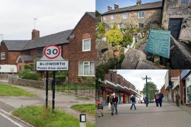 How do you pronounce Blidworth, Eyam and Alfreton? Photos: SNWS/Google Maps.