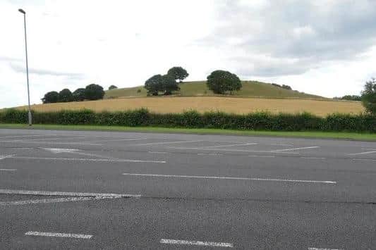 The historic Mound On Hamilton Hill, which is classed as a Scheduled Monument and is believed to date back to the Bronze Age.