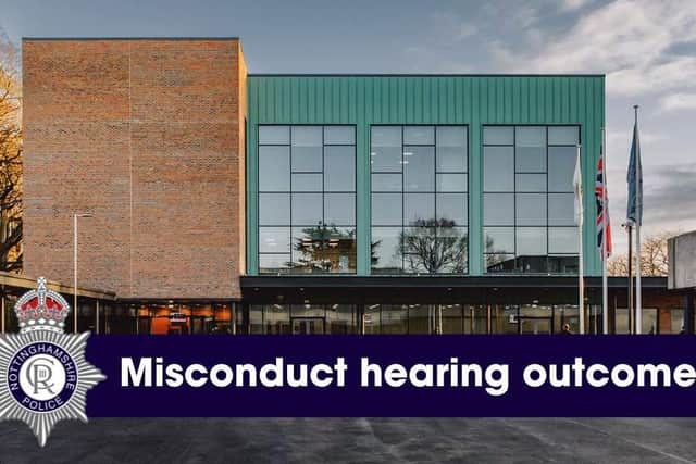 A police constable has been dismissed after he wrote a report containing sexualised and derogatory comments about members of his team.