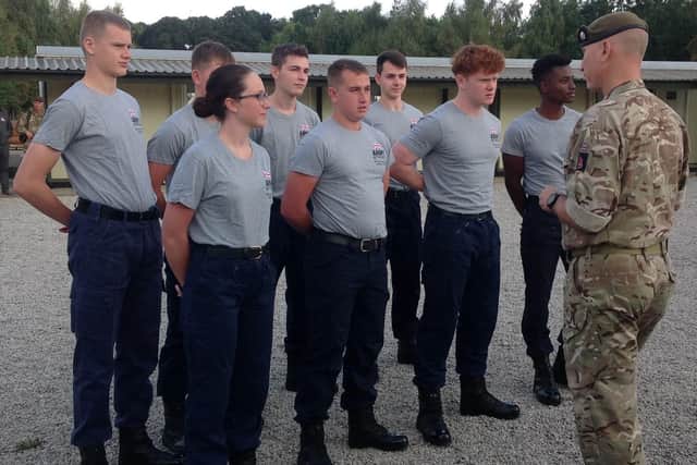 Year 13/14 Uniformed Services students took park in the challenge