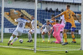 Mansfield couldn't quite find their way through against Tranmere on Saturday. Picture by Andrew Roe/AHPIX LTD.