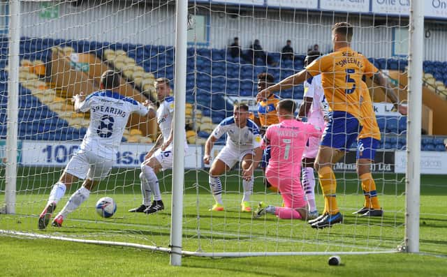 Mansfield couldn't quite find their way through against Tranmere on Saturday. Picture by Andrew Roe/AHPIX LTD.
