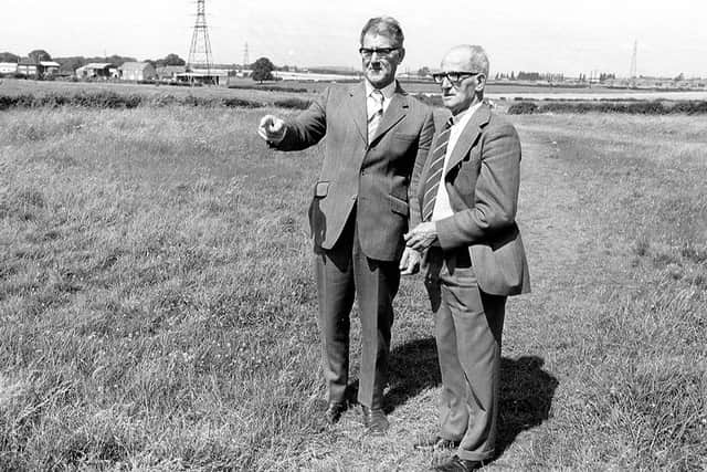 A piece by Graham that takes pride of place in his book covers the return of legendary cricketer Harold Larwood (right) to Nuncargate, where he was born. He was reunited with his former England and Nottinghamshire teammate, Bill Voce.