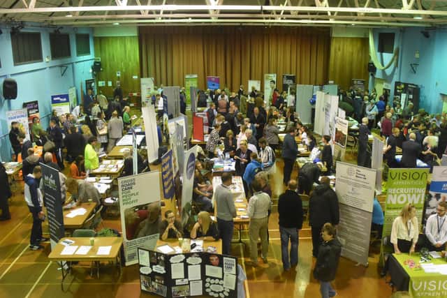 A previous Ashfield Careers and Jobs Fair held at Festival Hall in Kirkby