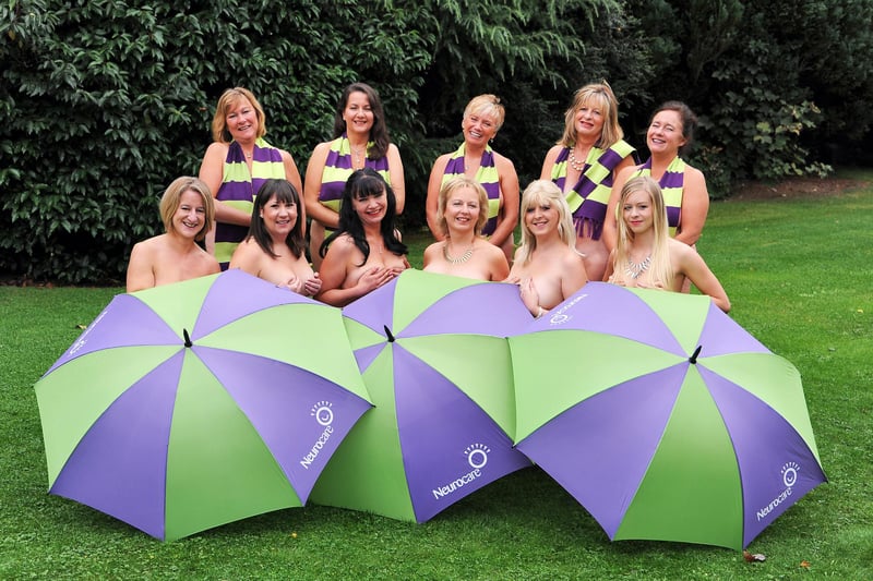 Calendar girls from Dore, Sheffield pictured in 2013